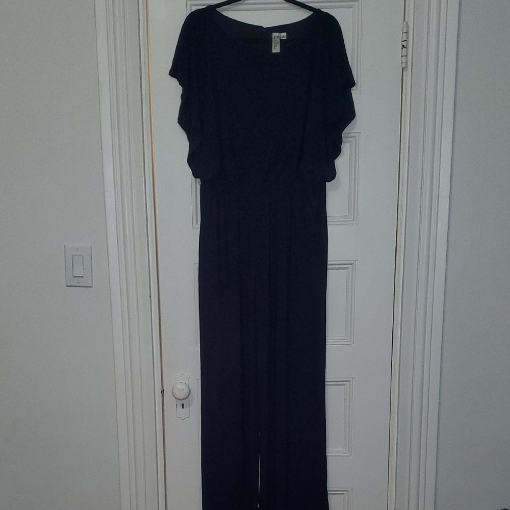 Emma & Michele Navy Jumpsuit